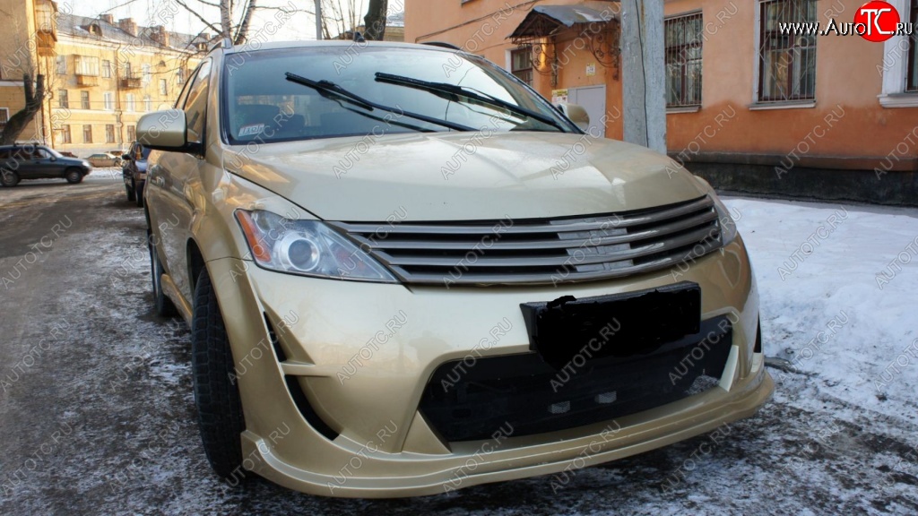 9 299 р. Решетка радиатора BALSARINI Nissan Murano 1 Z50 (2002-2009) (Неокрашенная)  с доставкой в г. Керчь