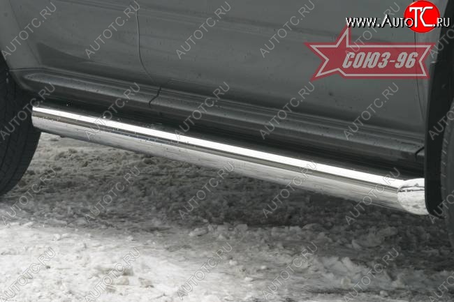 15 299 р. Защита порогов Souz-96 (d76) Nissan Murano 1 Z50 (2002-2009)  с доставкой в г. Керчь