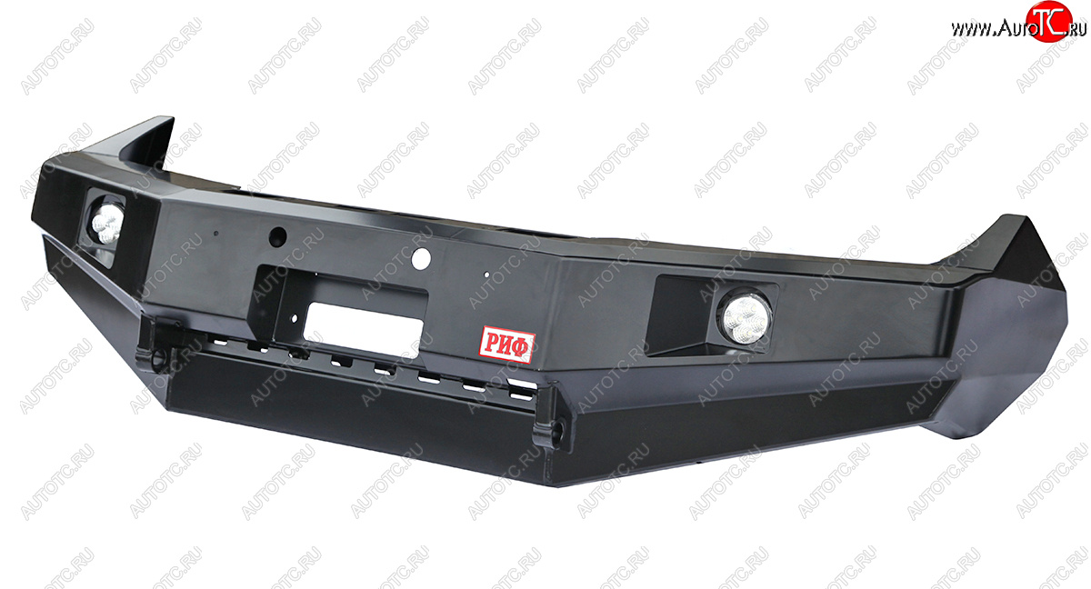 57 009 р. Бампер передний силовой РИФ  Nissan Navara  2 D40 - Pathfinder  R51 (С дополнительными фарами без защитной дуги)  с доставкой в г. Керчь