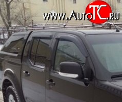 1 249 р. Комплект дефлекторов окон (Frontier) SkyLine Nissan Navara 2 D40 дорестайлинг (2004-2010)  с доставкой в г. Керчь