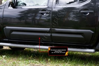 Молдинг двери RA (широкий, передний левый) Nissan Navara  2 D40 (2004-2010) дорестайлинг