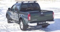 1 799 р. Накладки на борта кузова автомобиля RA  Nissan Navara  2 D40 (2004-2010) дорестайлинг (Задний откидной борт)  с доставкой в г. Керчь. Увеличить фотографию 2
