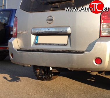 22 699 р. Фаркоп (с пластиковым бампером) NovLine Nissan Navara 2 D40 дорестайлинг (2004-2010)  с доставкой в г. Керчь