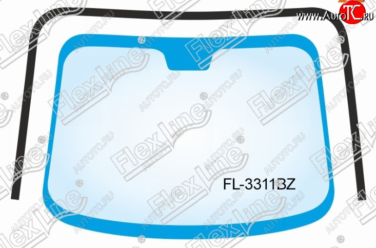 2 059 р. Молдинг лобового стекла FlexLine  Nissan Note  1 (2004-2013) E11 дорестайлинг, E11 рестайлинг  с доставкой в г. Керчь