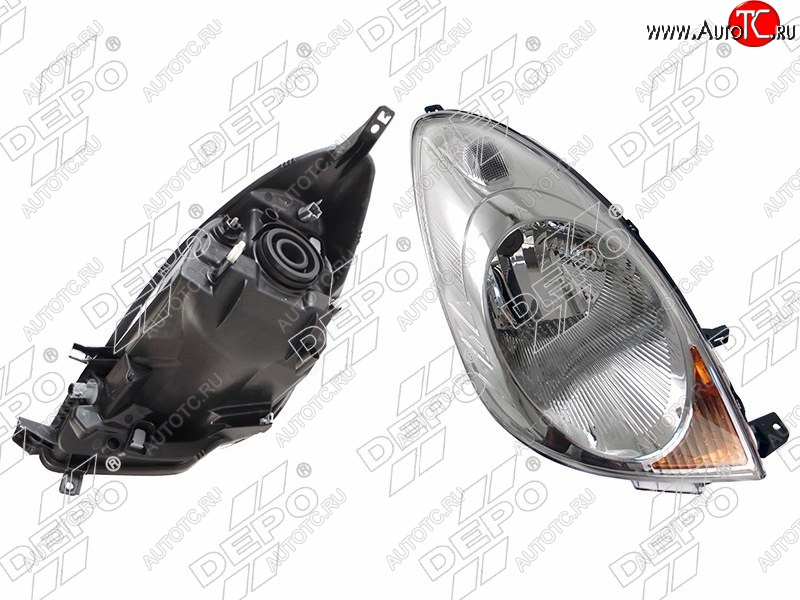 14 699 р. Правая фара DEPO (под электро-корректор)  Nissan Note  1 (2008-2013) E11 рестайлинг  с доставкой в г. Керчь