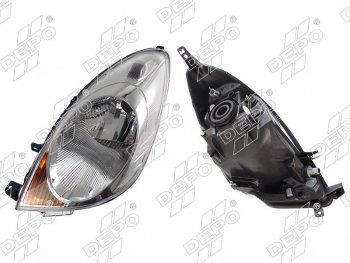 Левая фара DEPO (под электро-корректор) Nissan Note  1 (2008-2013) E11 рестайлинг