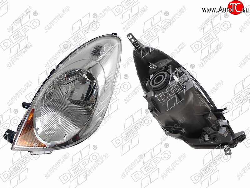 14 699 р. Левая фара DEPO (под электро-корректор)  Nissan Note  1 (2008-2013) E11 рестайлинг  с доставкой в г. Керчь