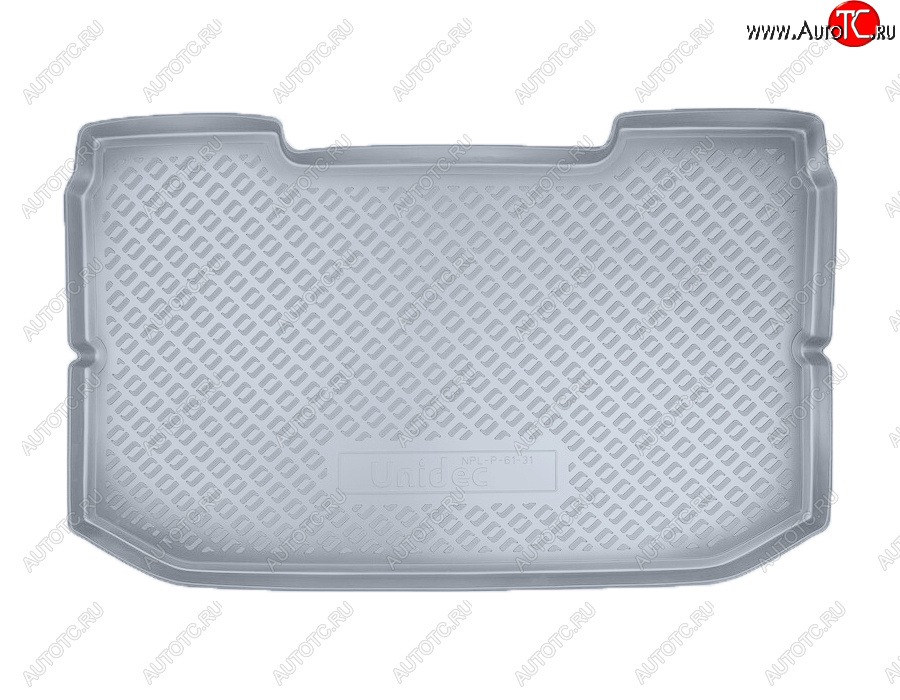 1 659 р. Коврик багажника Norplast Unidec  Nissan Note  1 (2004-2013) E11 дорестайлинг, E11 рестайлинг (Цвет: серый)  с доставкой в г. Керчь