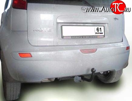 7 449 р. Фаркоп Лидер Плюс  Nissan Note  1 (2004-2008) E11 дорестайлинг (Без электропакета)  с доставкой в г. Керчь