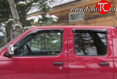 999 р. Комплект дефлекторов окон (ветровиков) 4 шт. Russtal Nissan NP300 (2008-2013)  с доставкой в г. Керчь