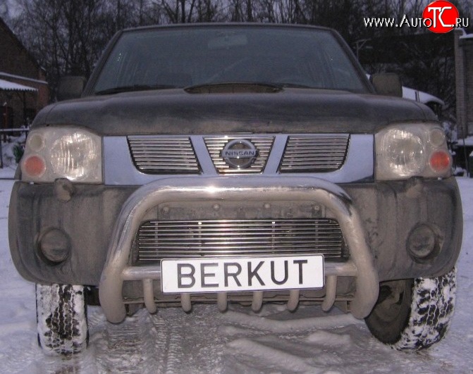 5 599 р. Декоративная вставка решетки радиатора Berkut Nissan NP300 (2008-2013)  с доставкой в г. Керчь