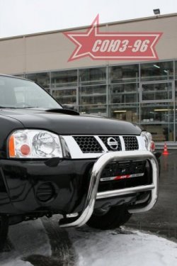18 269 р. Защита переднего бампера Souz-96 (d76) Nissan NP300 (2008-2013)  с доставкой в г. Керчь. Увеличить фотографию 2