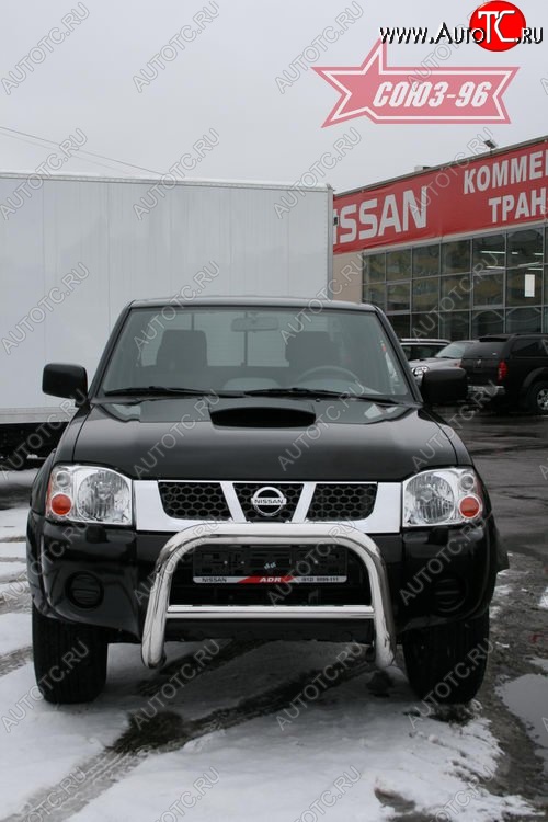 18 269 р. Защита переднего бампера Souz-96 (d76) Nissan NP300 (2008-2013)  с доставкой в г. Керчь