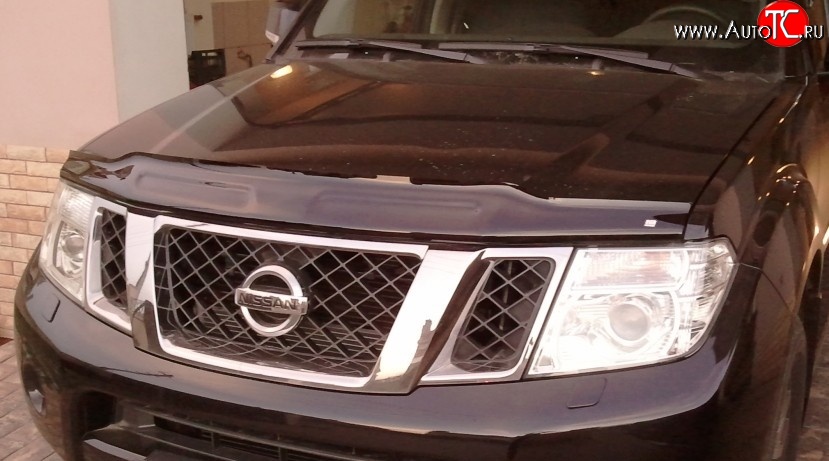 3 689 р. Дефлектор капота NovLine Nissan Pathfinder R51 рестайлинг (2009-2014) с доставкой в г. Керчь Увеличить фотографию 1 3 689 р. Дефлектор капота NovLine Nissan Pathfinder R51 рестайлинг (2009-2014) с доставкой в г. Керчь