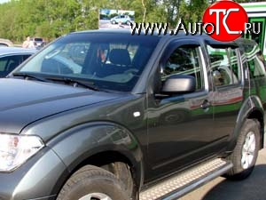 3 399 р. Дефлекторы окон (ветровики) Novline 4 шт. Nissan Pathfinder R51 дорестайлинг (2004-2007)  с доставкой в г. Керчь