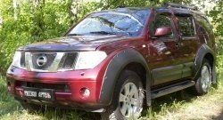 6 999 р. Молдинги дверей RA (широкие, комплект) Nissan Pathfinder R51 дорестайлинг (2004-2007) (Поверхность глянец (под окраску), Неокрашенные)  с доставкой в г. Керчь. Увеличить фотографию 2