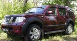 3 299 р. Молдинги дверей RA (узкие, комплект) Nissan Pathfinder R51 дорестайлинг (2004-2007) (Поверхность глянец (под окраску), Неокрашенные)  с доставкой в г. Керчь. Увеличить фотографию 4