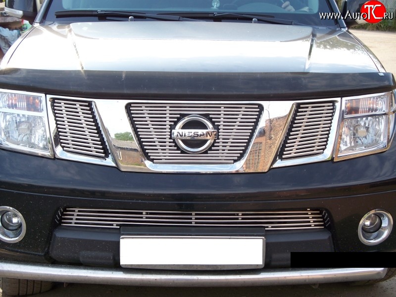 4 399 р. Декоративная вставка воздухозаборника Berkut Nissan Pathfinder R51 дорестайлинг (2004-2007)  с доставкой в г. Керчь
