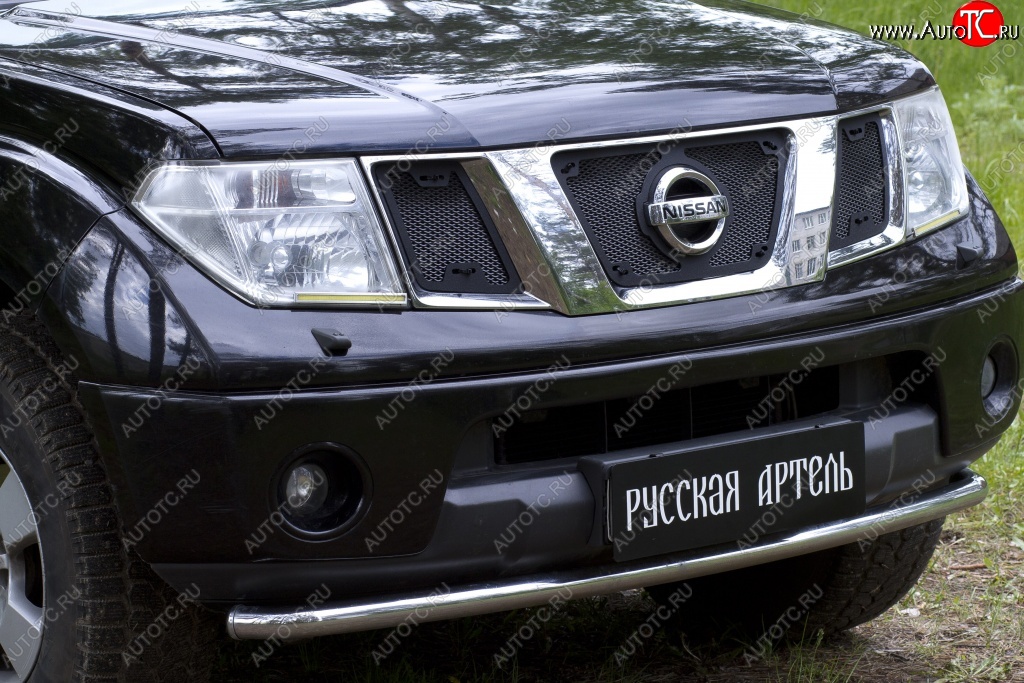 2 679 р. Защитная сетка решетки переднего бампера РА  Nissan Pathfinder  R51 (2004-2007) дорестайлинг  с доставкой в г. Керчь