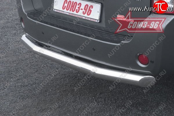 16 334 р. Защита заднего бампера Souz-96 (d76) Nissan Pathfinder R51 дорестайлинг (2004-2007)  с доставкой в г. Керчь