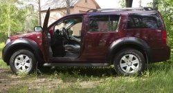 1 769 р. Накладки порожков салона RA  Nissan Pathfinder  R51 (2004-2014) дорестайлинг, рестайлинг (Комплект (4 шт.))  с доставкой в г. Керчь. Увеличить фотографию 4