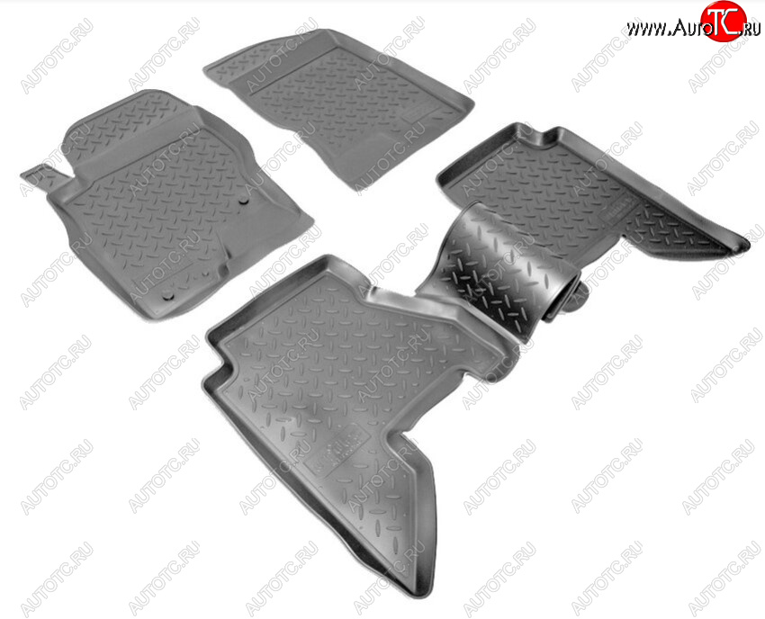 2 769 р. Комплект ковриков в салон Norplast Unidec Nissan Pathfinder R51 дорестайлинг (2004-2007) (Цвет: черный)  с доставкой в г. Керчь