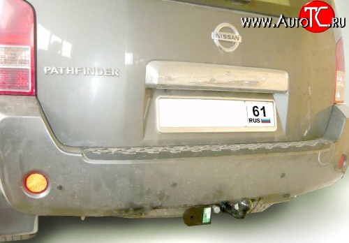 7 349 р. Фаркоп Лидер Плюс (2000 кг) Nissan Pathfinder R51 дорестайлинг (2004-2007) (Без электропакета)  с доставкой в г. Керчь