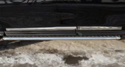 24 649 р. Широкая защита порогов SLITKOFF  Nissan Pathfinder  R52 (2012-2017) дорестайлинг  с доставкой в г. Керчь. Увеличить фотографию 2
