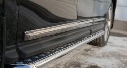 24 649 р. Широкая защита порогов SLITKOFF  Nissan Pathfinder  R52 (2012-2017) дорестайлинг  с доставкой в г. Керчь. Увеличить фотографию 3