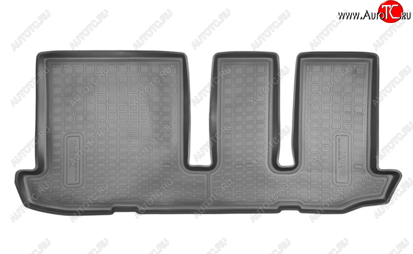 1 159 р. Коврик салона Norplast Unidec (3-ий ряд) Nissan Pathfinder R52 дорестайлинг (2012-2017) (Цвет: черный)  с доставкой в г. Керчь