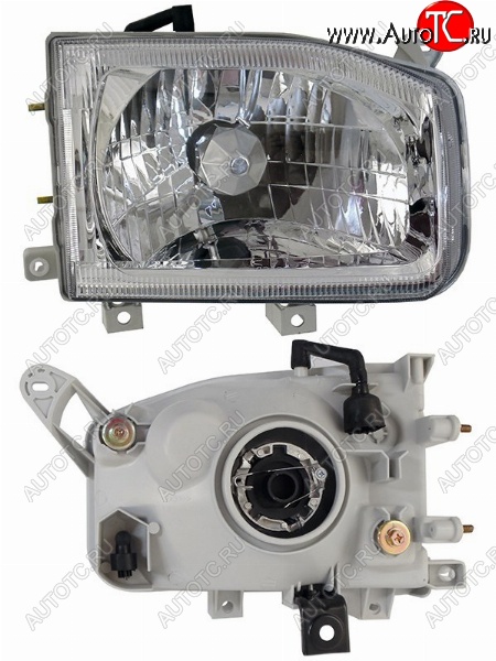 2 299 р. Правая фара SAT (Евросвет)  Nissan Pathfinder  R50 - Terrano2  R50  с доставкой в г. Керчь