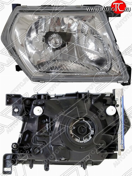 3 899 р. Правая фара передняя SAT (евросвет)  Nissan Patrol  5 (2001-2004) Y61 1-ый рестайлинг  с доставкой в г. Керчь