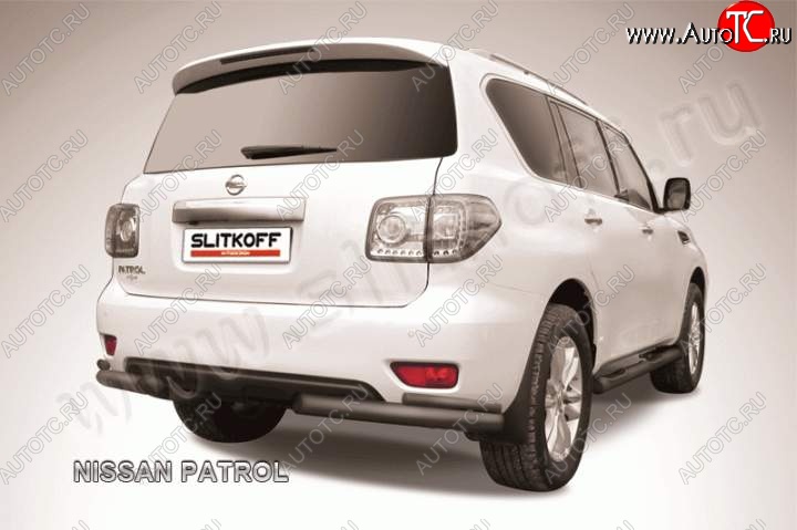 14 999 р. Уголки d76+d42 двойные Nissan Patrol 6 Y62 дорестайлинг (2010-2014) (Цвет: серебристый)  с доставкой в г. Керчь