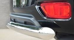 15 249 р. Защита заднего бампера (Ø76 мм, нержавейка) SLITKOFF Nissan Patrol 6 Y62 рестайлинг (2014-2017)  с доставкой в г. Керчь. Увеличить фотографию 3