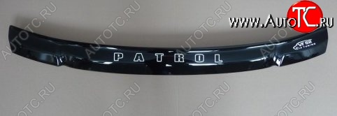 999 р. Дефлектор капота Russtal Nissan Patrol 5 Y61 дорестайлинг (1997-2001)  с доставкой в г. Керчь