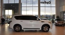 12 049 р. Молдинги (накладки на двери) Impul Nissan Patrol 6 Y62 дорестайлинг (2010-2014) (Неокрашенные)  с доставкой в г. Керчь. Увеличить фотографию 2
