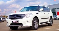 38 499 р. Решётка радиатора Impul V2 Nissan Patrol 6 Y62 дорестайлинг (2010-2014) (Неокрашенная)  с доставкой в г. Керчь. Увеличить фотографию 3