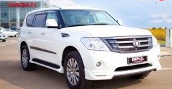 38 499 р. Решётка радиатора Impul V2 Nissan Patrol 6 Y62 дорестайлинг (2010-2014) (Неокрашенная)  с доставкой в г. Керчь. Увеличить фотографию 4
