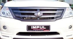 38 499 р. Решётка радиатора Impul V2 Nissan Patrol 6 Y62 дорестайлинг (2010-2014) (Неокрашенная)  с доставкой в г. Керчь. Увеличить фотографию 5
