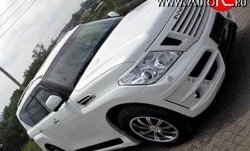 10 599 р. Реснички на фары Invader Style Nissan Patrol 6 Y62 дорестайлинг (2010-2014) (Неокрашенные)  с доставкой в г. Керчь. Увеличить фотографию 2