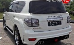 24 249 р. Спойлер Invader Style Nissan Patrol 6 Y62 дорестайлинг (2010-2014) (Неокрашенный)  с доставкой в г. Керчь. Увеличить фотографию 2