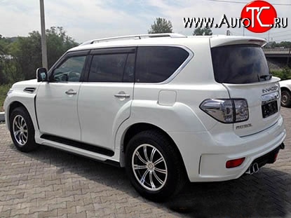 24 249 р. Спойлер Invader Style Nissan Patrol 6 Y62 дорестайлинг (2010-2014) (Неокрашенный)  с доставкой в г. Керчь