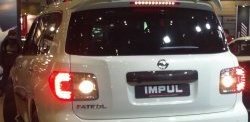 22 749 р. Спойлер Impul Nissan Patrol 6 Y62 дорестайлинг (2010-2014) (Неокрашенный)  с доставкой в г. Керчь. Увеличить фотографию 3