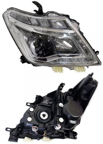 Правая фара SAT (под ксенон) Nissan Patrol  6 (2010-2014) Y62 дорестайлинг