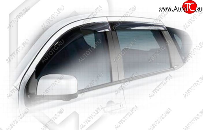 1 999 р. Дефлектора окон CA-Plastiс  Nissan Qashqai  1 (2007-2010) дорестайлинг (Classic полупрозрачный, Без хром.молдинга, Крепление только на скотч)  с доставкой в г. Керчь
