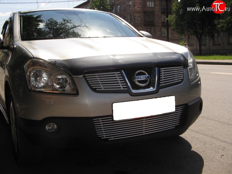 4 799 р. Декоративная вставка воздухозаборника Berkut Nissan Qashqai 1 дорестайлинг (2007-2010)  с доставкой в г. Керчь