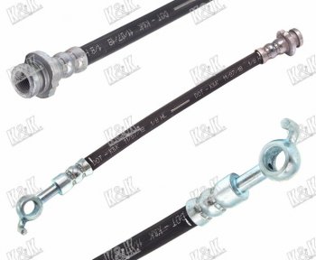 Левый задний тормозной шланг K&K Nissan Qashqai  1 (2007-2013) дорестайлинг, J10 рестайлинг