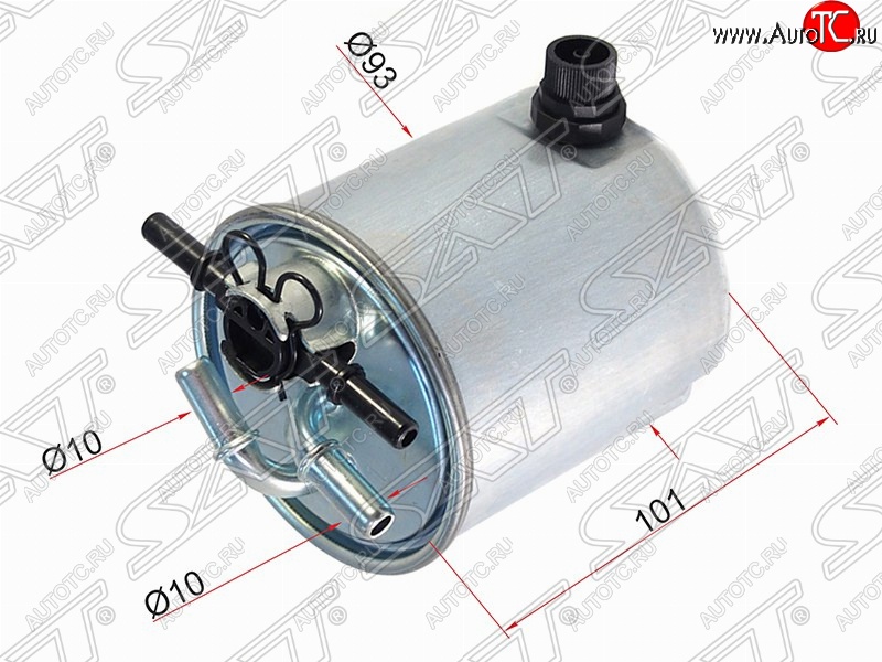 1 399 р. Топливный фильтр SAT  Nissan Qashqai  1 (2007-2013), Nissan X-trail  2 T31 (2007-2015), Renault Koleos ( 1) (2007-2016)  с доставкой в г. Керчь