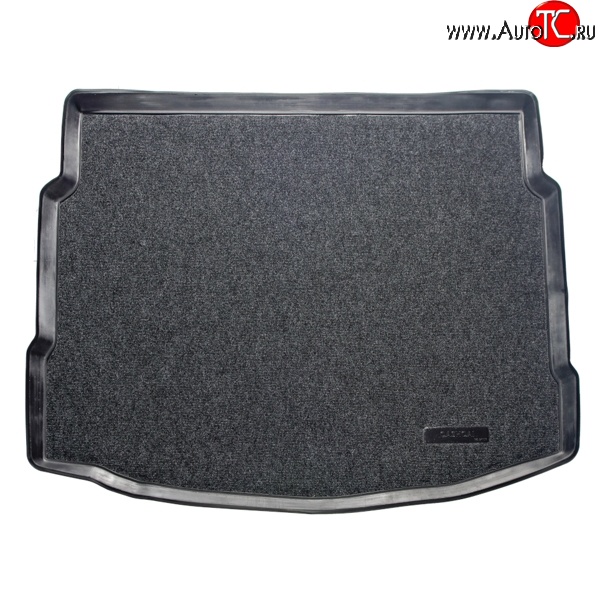 1 249 р. Коврик в багажник Aileron (полиуретан, покрытие Soft)  Nissan Qashqai  1 (2007-2010) дорестайлинг  с доставкой в г. Керчь