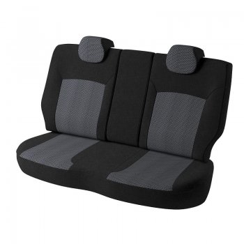 6 999 р. Чехлы для сидений (J10) Lord Autofashion Дублин (жаккард) Nissan Qashqai 1 дорестайлинг (2007-2010) (Черный, вставка Ёж белый)  с доставкой в г. Керчь. Увеличить фотографию 2